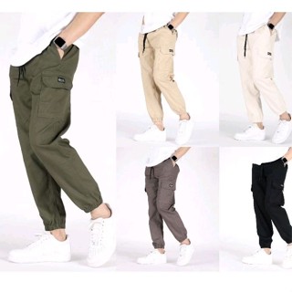 กางเกงขาจั๊ม(กระเป๋าข้าง) Jogger Pants สุดเท่