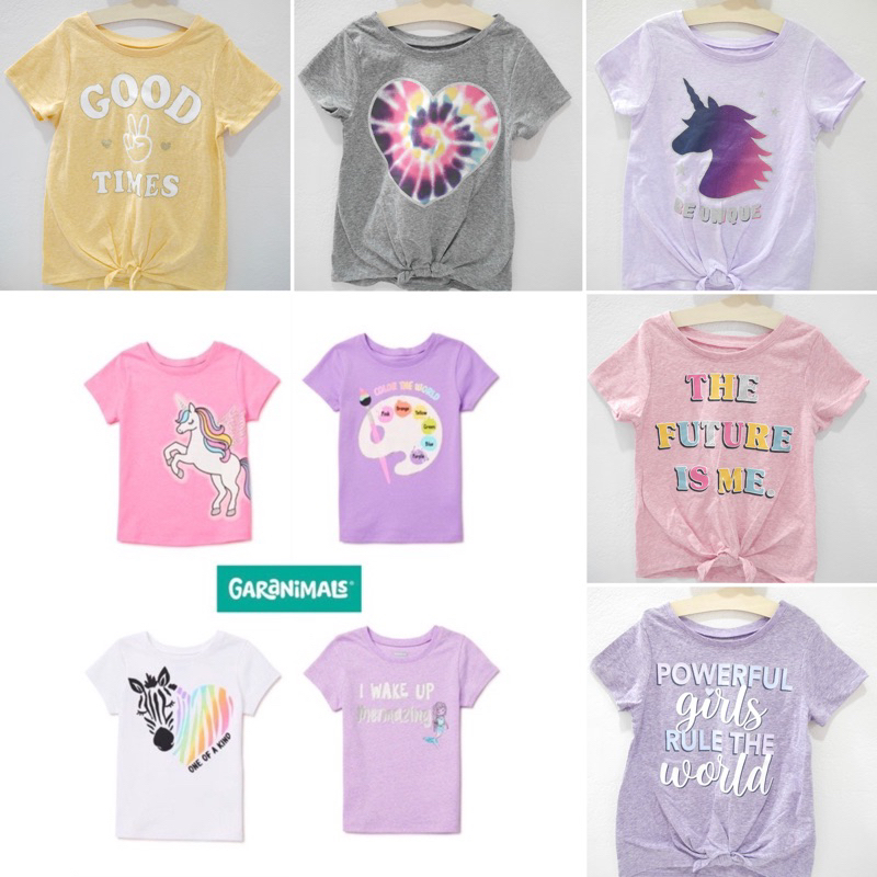 [2-5ขวบ]T-shirt kids girl เสื้อยืดเด็กผู้หญิง ผ้านุ่ม (พร้อมส่ง)
