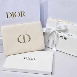 ❤️ กระเป๋า Dior Cosmetic Pouch Bag พร้อม ริบบิ้นผูกกล่อง + ถุง