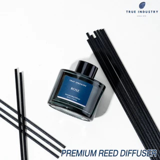 True Industry | ก้านไม้หอมปรับอากาศ รุ่น Premium เกรดบำบัดจากธรรมชาติ 100% ฟรี❗ก้านไม้ไฟเบอร์ 6 ก้าน
