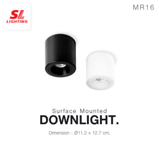 SL LIGHTING | Surface Mounted Downlight ดาวน์ไลท์ติดลอย สามารถถอดหน้าและปรับหน้าการส่องแสงได้ รุ่น SL-3-554