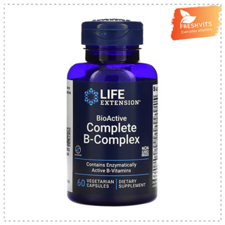 Life Extension,BioActive Complete B-Complex, 60 Vegetarian Capsules