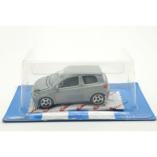 Majorette Toyota Yaris Silver ล้อ 5CS Scale 1/59 (8cm) Kabaya package (สีฟ้า)