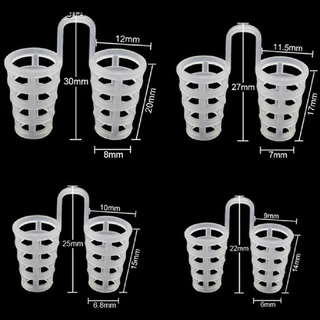 อุปกรณ์คลิปหนีบจมูก ป้องกันการนอนกรน 8 ชิ้น