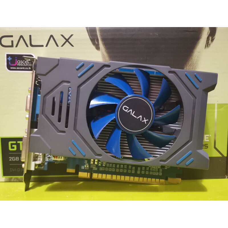 การ์ดจอ GALAX รุ่น Nvidia GeForce GT730 2GB DDR5 (no box) มือสอง ไม่มีกล่อง