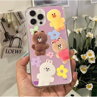 💛พร้อมส่ง iPhone Xr💛 Line Friends Hologram Case