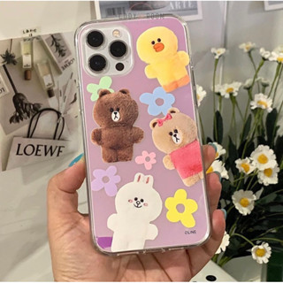 💛พร้อมส่ง iPhone Xr💛 Line Friends Hologram Case