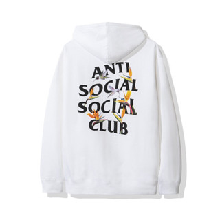 Anti Social Social Club Pair Of Dice White Hoodie