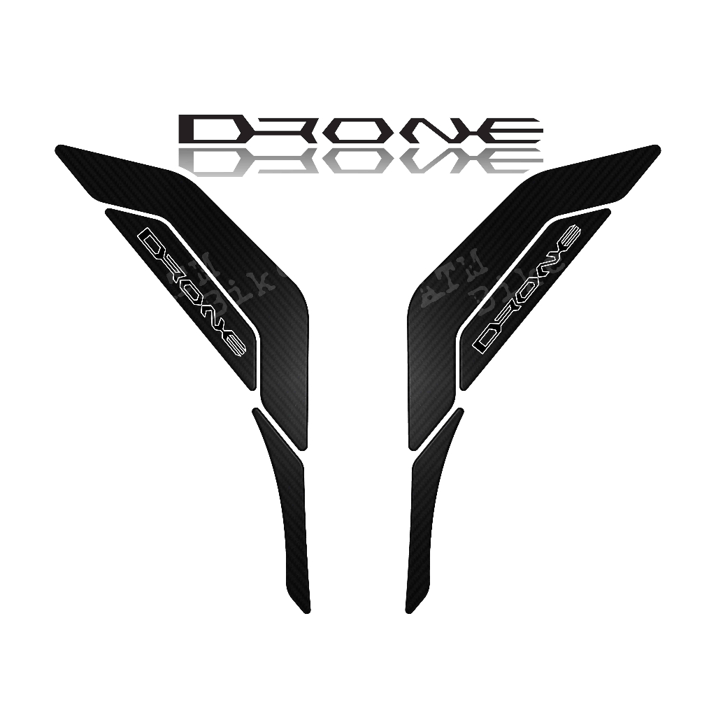 กันรอย GPX รุ่น Drone สี ขาว-ดำ #gpxdrone #กันรอยgpxdrone #ของแต่งgpxdrone #กันรอยdrone #กันรอยgpx