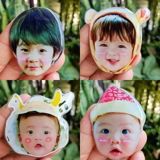 Griptok หน้าคน น่ารักๆ ตัวติดมือถือ อะคริลิค สามารถเปลี่ยนรูปได้ ที่ติดมือถือน่ารักๆ ออกแบบได้ตามใจชอบ
