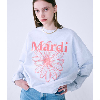 🇰🇷✨Mardi mecredi sweatershirt flower mardi 🌼✨🇰🇷  Color : heather coral