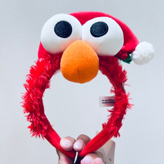 #ที่คาดผม #ตุ๊กตา #เอลโม่ #ลิขสิทธิ์แท้ #ป้าย #USJ #Sesame #Street #Christmas #Elmo #Headband #Universal #Studio #Japan