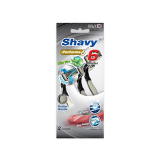 Shavy performa6 blades มีดโกนหนวด6ใบมีด นำเข้าจากเกาหลี🇰🇷ใบมีดผลิตที่ญี่ปุ่น