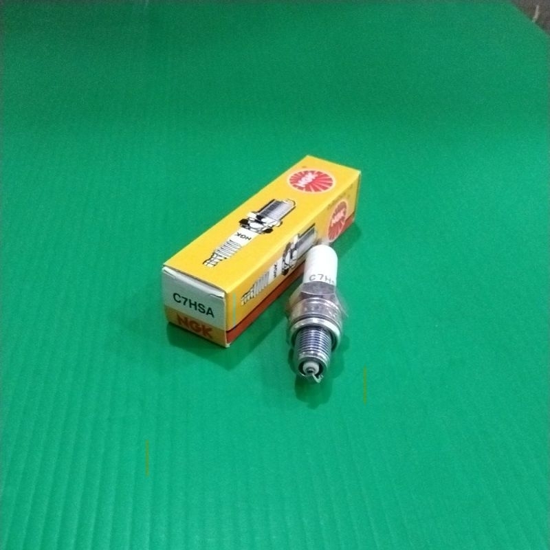 หัวเทียน.C7HSA.NGKใส่รถMio,Fino, Nouvo-mx,Wave-110,X-1Spark,X-1,spark-nano