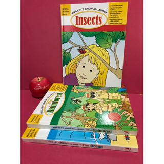 VIVA LETS KNOW ALL ABOUT Insects , Rainforest , Ocean หนังสือภาษาอังกฤษสำหรับเด็ก หนังสือเรียนภาษาอังกฤษ หนังสือเด็ก