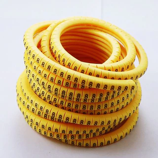 วายมาร์คเกอร์ เคเบิ้ลมาร์คเกอร์ 2.6sq.mm - 4.2sq.mm Cable Markers EC-1 (0-9,A-Z) 1,000 ตัว/ม้วน Electrical Shop.
