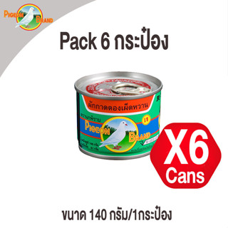 ตรานกพิราบ ผักกาดดอง เผ็ดหวาน (Pack 6 ) 140 G.