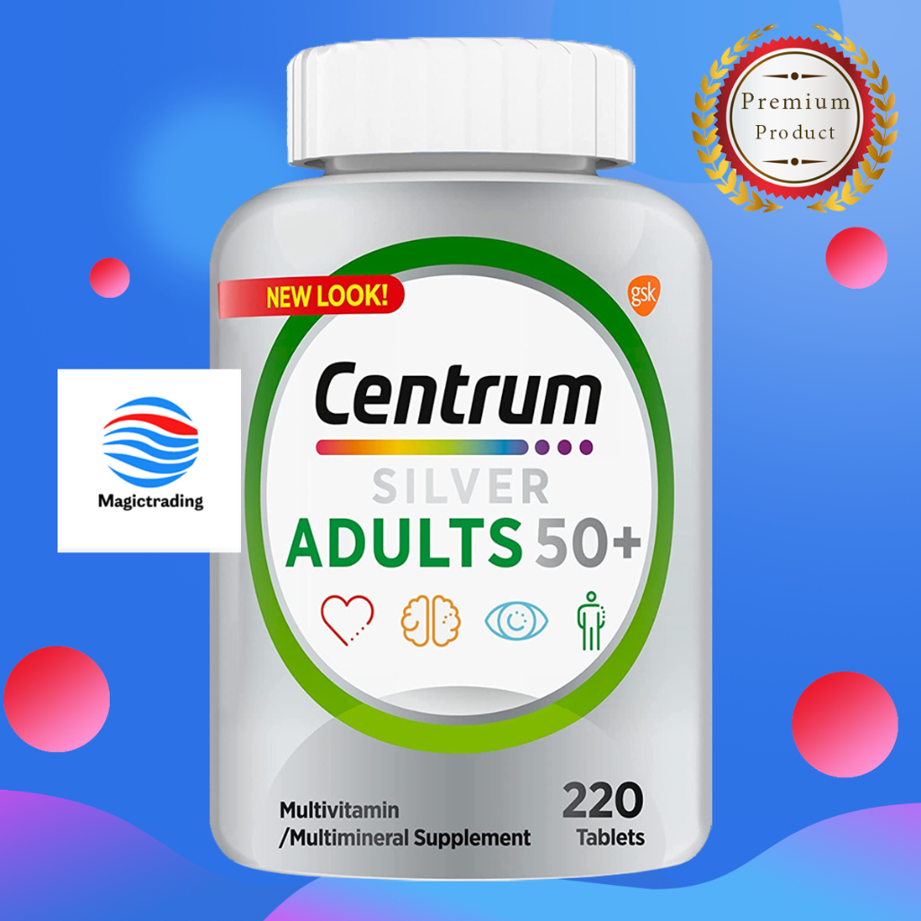 Centrum Silver - Adults 50+ / 220 Tablets