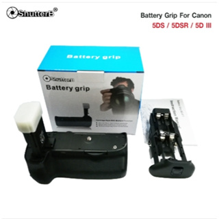 Battery Grip Shutter B รุ่น CANON 5DS/5DSR/5D Mark III (BG-E11 Replacement) แบตเตอรี่กริป