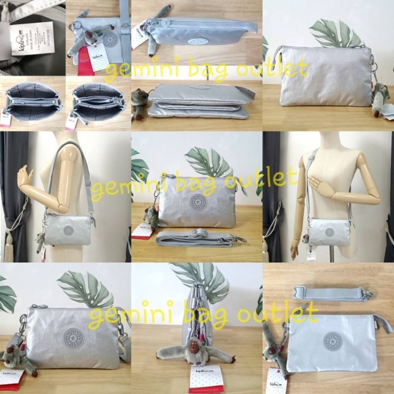 *ส่งฟรีไม่ใช้โค๊ด !! ของแท้ พร้อมส่งค่ะ*  8.5 นิ้ว * 🐒 KIPLING CREATIVITY XL CROSSBODY BAG