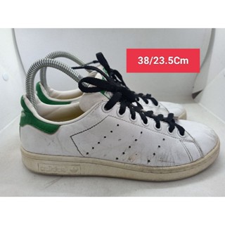 Adidas Size 38 ยาว 23.5 รองเท้ามือสอง ผู้หญิง ผู้ชาย ผ้าใบ แฟชั่น ทำงาน ลำลอง เดิน  เที่ยว วิ่ง ออกกำลังกาย