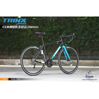 *ผ่อนได้ คอยน์คืน* TRINX Climber 3.0 เสือหมอบ เฟรมอลูมิเนียมซ่อนสาย 18 Speeds ล้อแบริ่ง