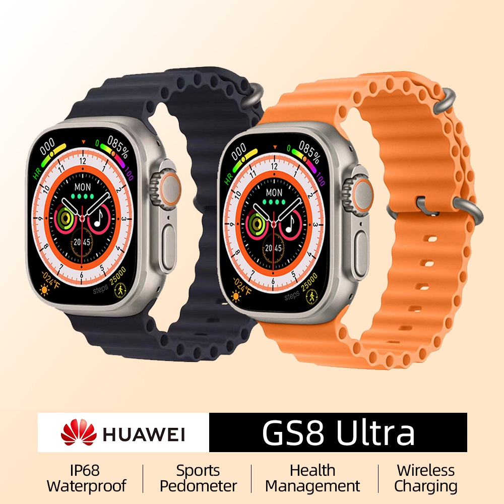 รับประกัน 1ปี สมาร์ทวอทช์ smartwatch S8Ultra นาฬิกาสมาร์ทวอทช์ นาฬิกาวัดความดันนาฬิกาออกกำลังกายวัดชีพจรเครื่องศูนย์ไทย