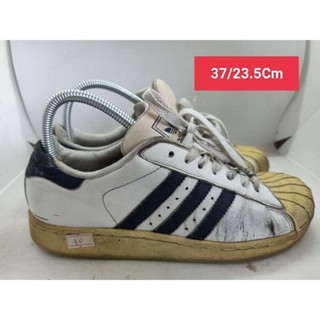 Adidas Size 36 ยาว 23.5 รองเท้ามือสอง ผู้หญิง ผู้ชาย ผ้าใบ แฟชั่น ทำงาน ลำลอง เดิน  เที่ยว วิ่ง ออกกำลังกาย