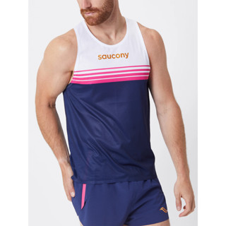 Saucony Mens Elite Singlet : เสื้อกล้ามสำหรับออกกำลังกาย