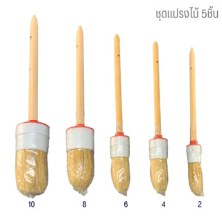 แปรงทำความสะอาด รถยนต์ 5ขนาด Detailing Brush ชุดแปรงล้างรถ ปัดฝุ่นเอนกประสงค์ เลือกขนาดได้เอง