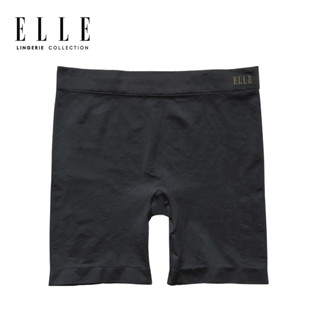 ELLE Lingerie I Panty กางเกงขาสั้นกันโป๊ผ้า Spendex I LP1102BL