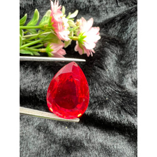 corundum Ruby pear 17x23mm weight 30 carats 1 pieces