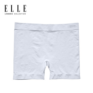 ELLE Lingerie I Panty กางเกงขาสั้นกันโป๊ผ้า Spendex I LP1103WH