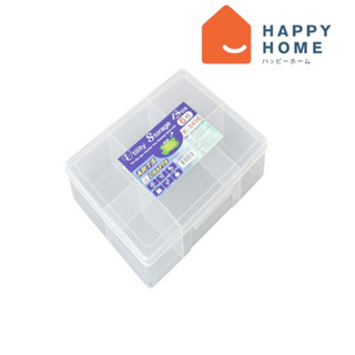 กล่องแบ่งช่อง 6 ช่อง รุ่น K-5456 (กว้างxยาวxสูง): 16 x 19.5 x 4.5 cm
