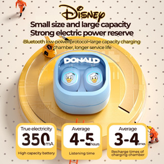 หูฟังบลูทูธ Disney หูฟังไร้สาย TWSหูฟังบลูทูธไร้สาย HiFi Earphone สําหรับ IOS Android ของแท้