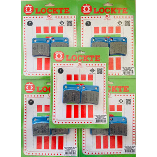 ผ้าเบรค 5 คู่ 225 ล็อคเต้ ( ผ้าเบรคหลัง KAWASAKI KSR,Z125,KLX140/150