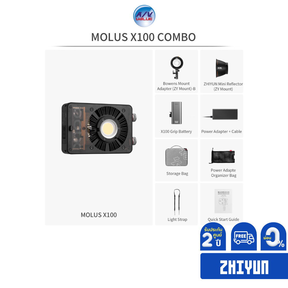 Zhiyun MOLUS X100 - Combo Set **ผ่อน 0%**