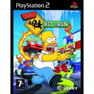 แผ่นเกมส์Ps2 - The Simpsons Hit&amp;Run ซิมป์สัน แนวทำภารกิจ (เก็บปลายทางได้)✅️