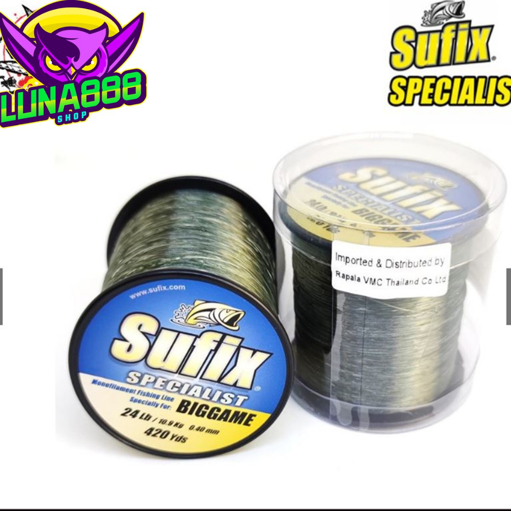 สายเอ็น Sufix specialist Biggame ม้วนใหญ่ สายโหลด