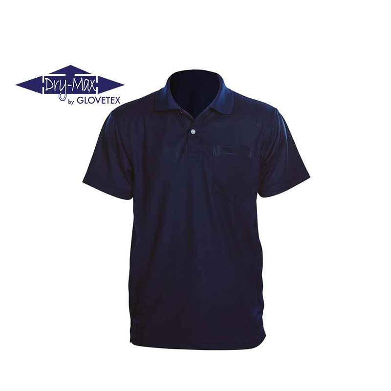เสื้อโปโลสีกรม DRYMAX รุ่น แขนปล่อยคอปก