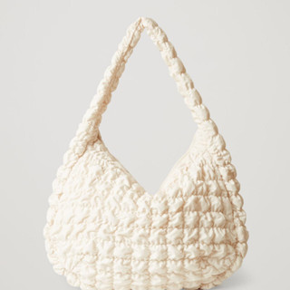 Cos Oversize Quilted Bag "Cream"