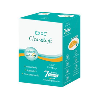 [&gt;ยกกล่อง 10 ซอง&lt;] Exxe’ ClearaSoft 7 Active Acne Gel เจลแต้มสิว สิวยุบใน 7 ชั่วโมง (ล๊อตใหม่ล่าสุด 9/9/25)