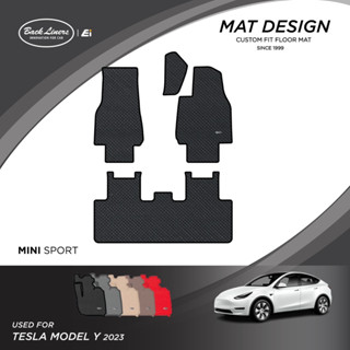 พรมปูพื้นรถยนต์เข้ารูปสำหรับ Tesla รุ่นModel Y (ปี2023)