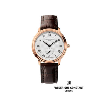 Frederique Constant Quartz FC-235M1S4 Small Seconds Slimline Ladies Watch