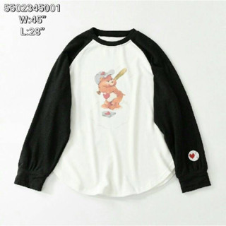 Japanese cotton long sleeves T-shirt เสื้อยืดผ้าคอตตอนเนื้อนิ่มงานญี่ปุ่น