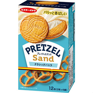 Ito Seika Pretzel แซนวิช วานิลลาคลาสสิค 12 ชิ้น X 6 กล่อง ส่งตรงจากญี่ปุ่น