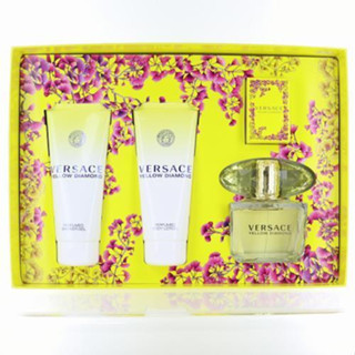 versace yellow diamond set 4 Pieces Gift Set In Box 4 ชิ้น