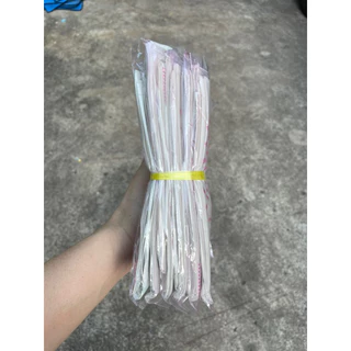 ถุงหูหิ้ว6x14 เกรดB(ยกมัด 10แพค)ตราสามหนึ่ง แบบประหยัด เหนียว รักษ์โลก ถูกๆ