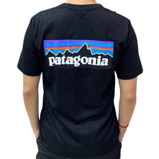 เสื้อคอกลมผ้าคอตตอนสกรีน Patagonia สกรีนหน้า-หลัง ผ้านุ่มมาก ใส่สบาย ไม่ร้อน ไม่ย้วย งานสวย มีถึง 5XL รอบอก 52 นิ้ว