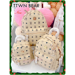 ✨พร้อมส่ง✨กระเป๋าหมี TTWN BEAR✨🆕️🍭กระเป๋าเป้ลายใหม่ ล่าสุด!!!!✨✨🧸